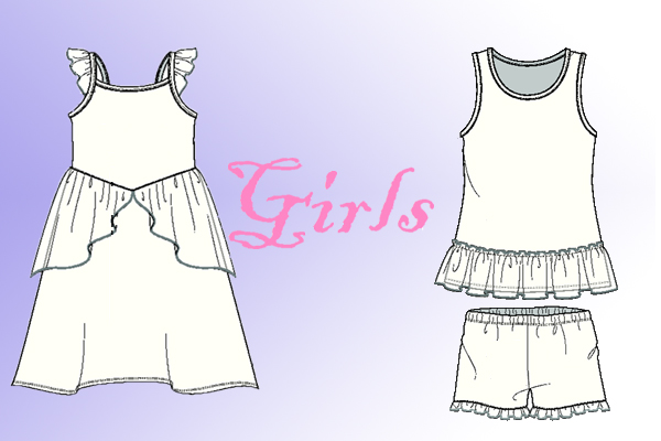 girls' wear demo